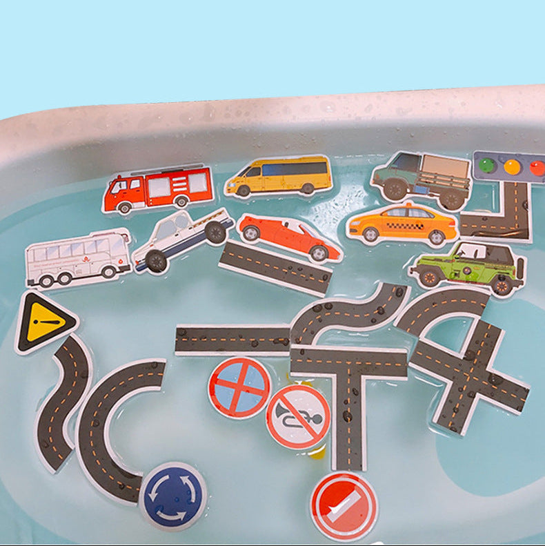 Rail Traffic Vehicle Bath Toys