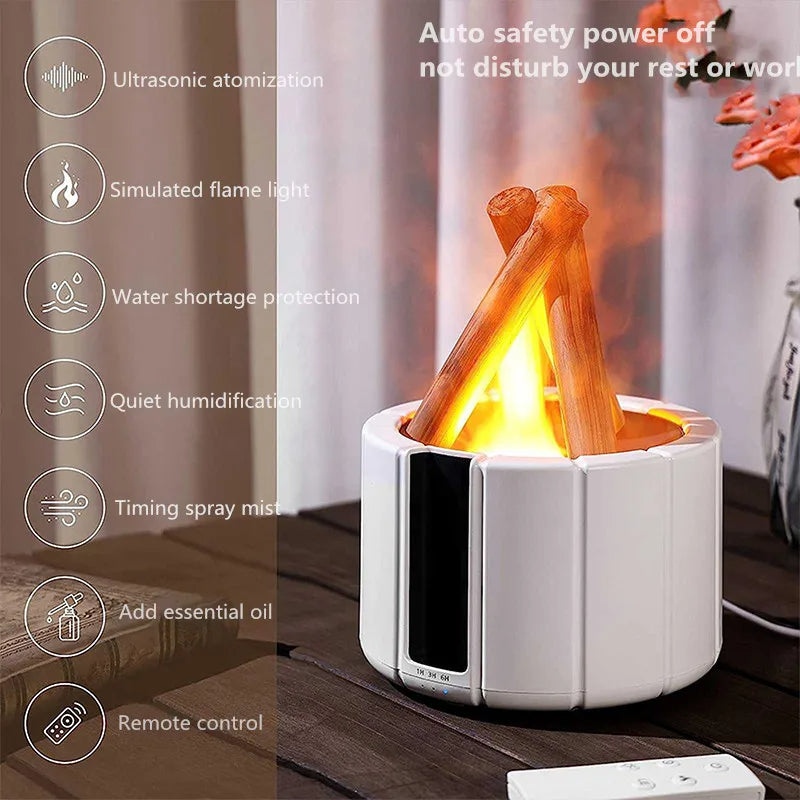 Campfire Aromatherapy Humidifier Lamp