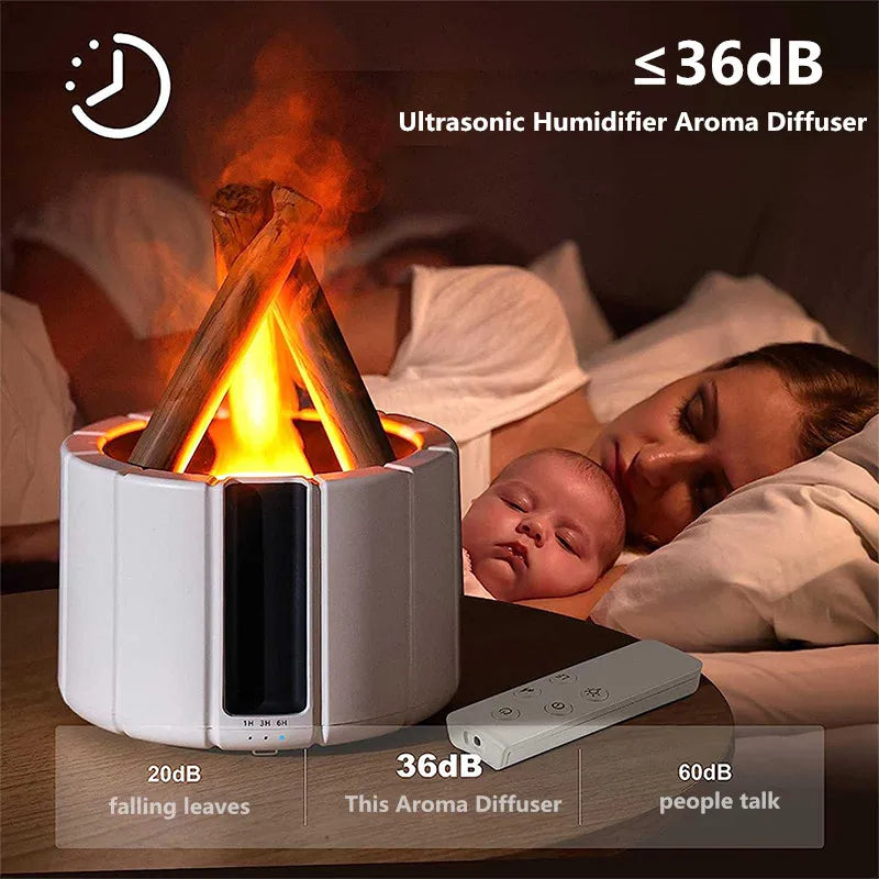 Campfire Aromatherapy Humidifier Lamp