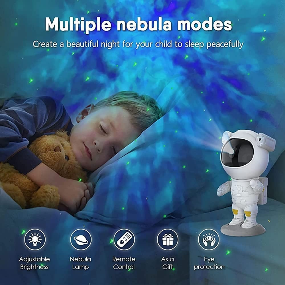 Astronaut Galaxy Night Light & Stars Projector