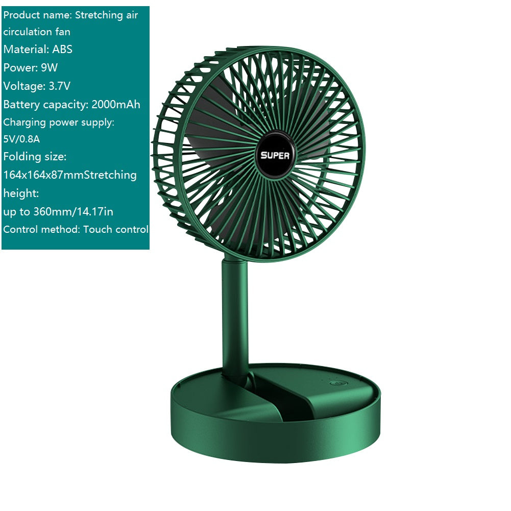 Folding Telescopic Floor Fan