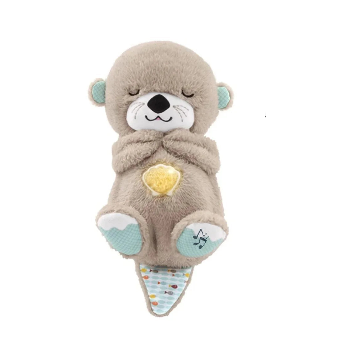 Breathing Otter Baby Plush Toy
