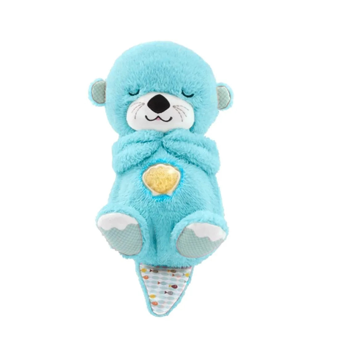 Breathing Otter Baby Plush Toy