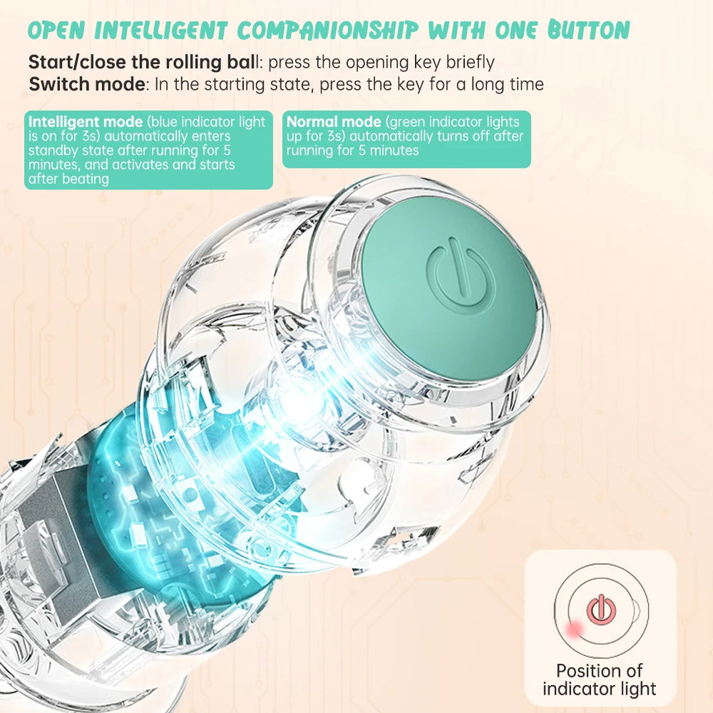 Smart Rolling Ball Cat Toy