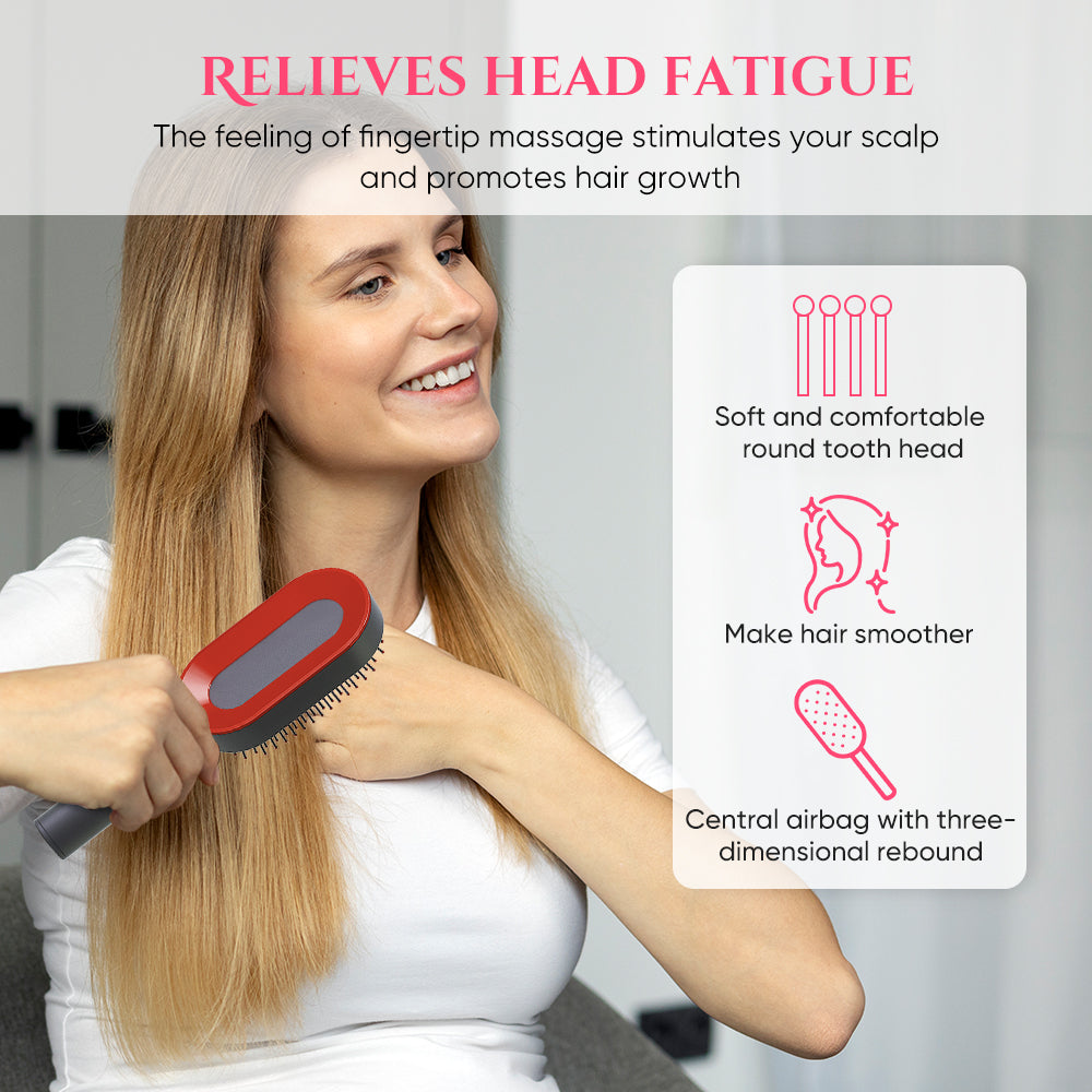 Self-Cleaning Hair Brush