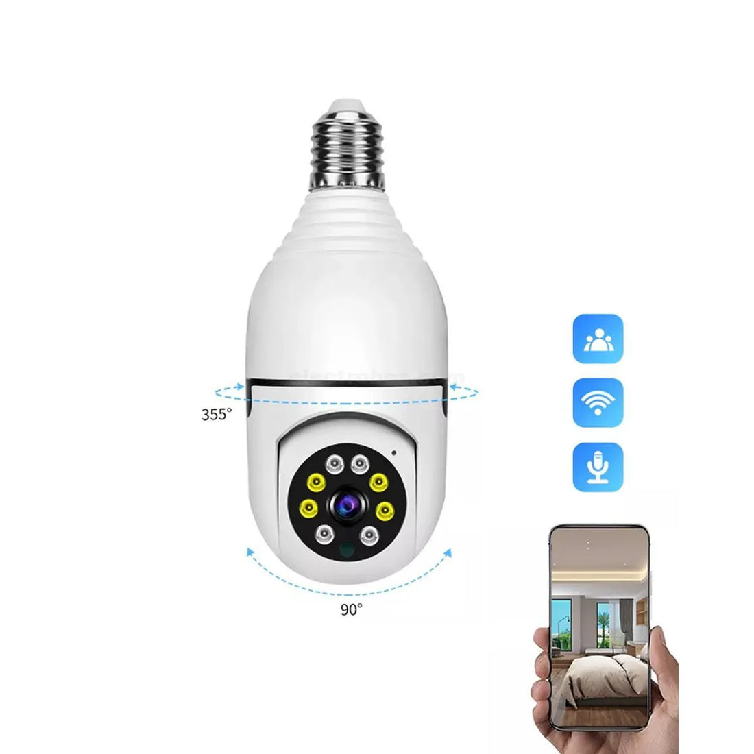 HD Bulb Security Camera