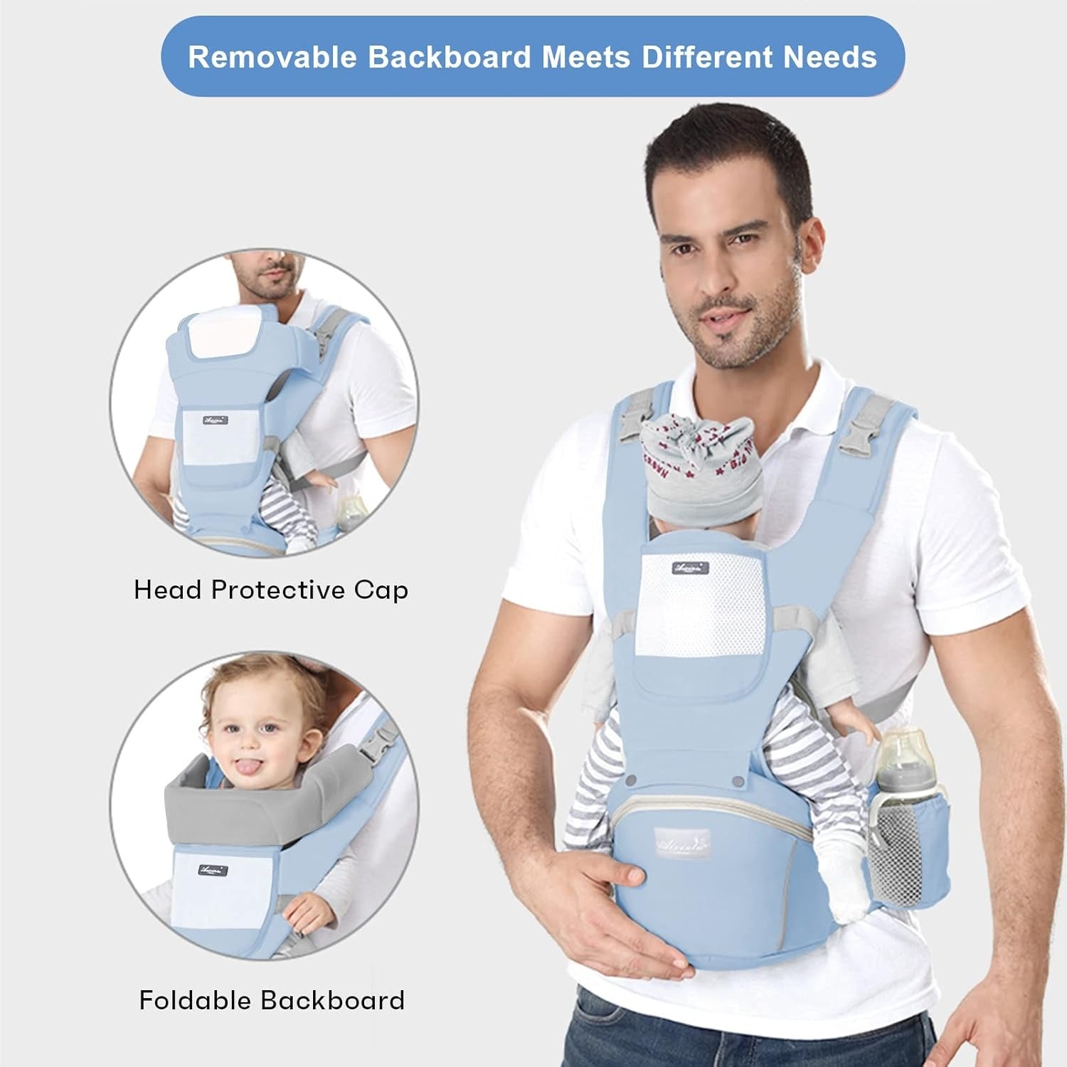 Baby Carrier with Hip Seat