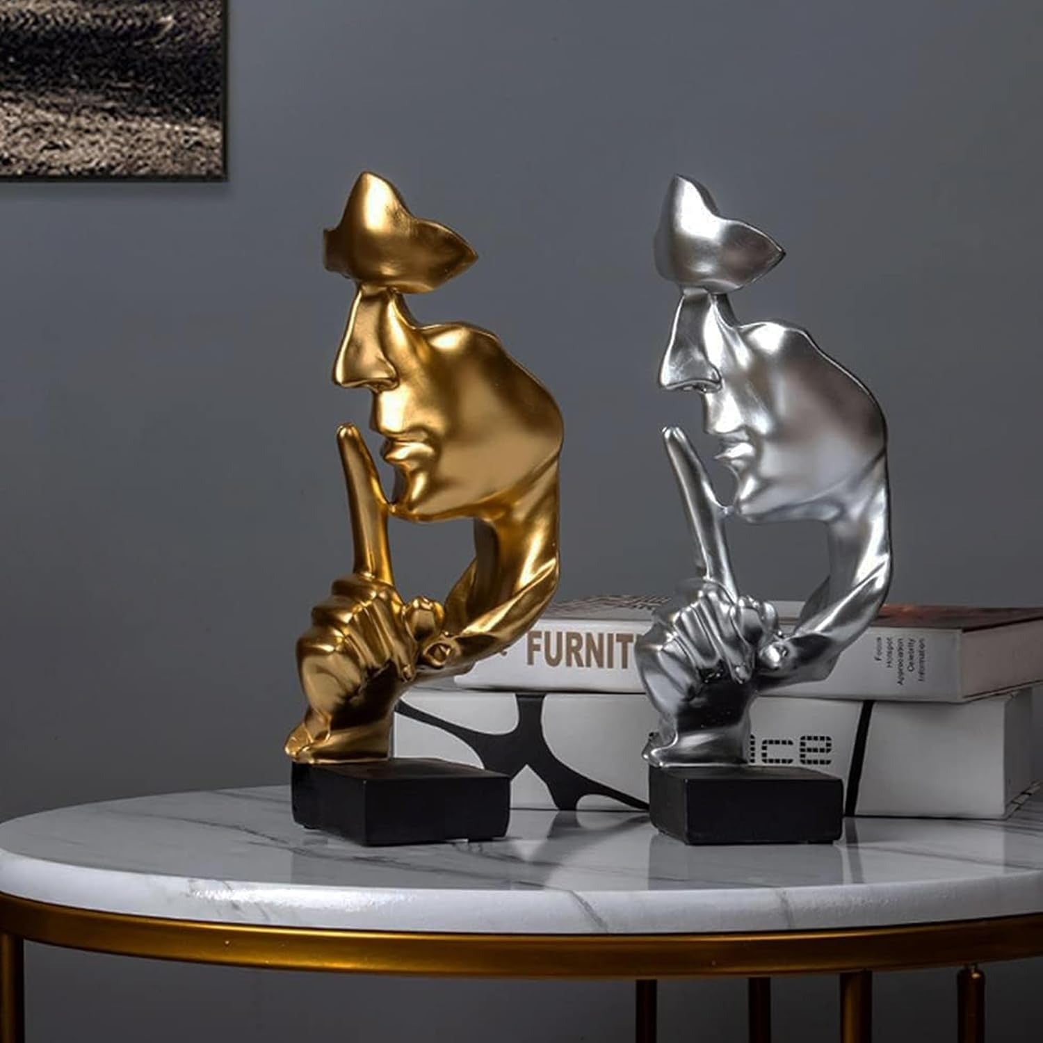 Abstract Face Sculpture